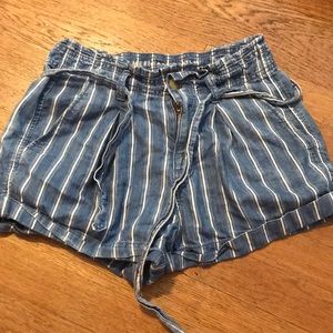 American eagle striped shorts